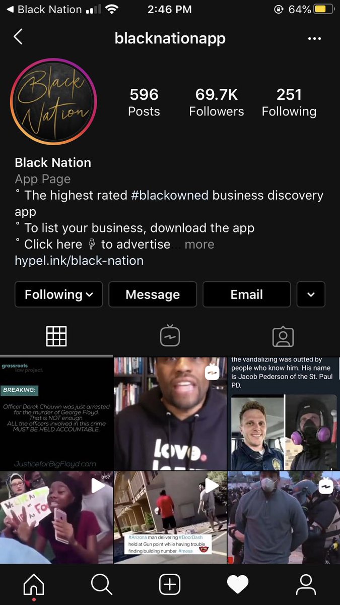 Black Nation•Organized and great aesthetic •Not only an app but a movement •community feed•linked IG and FB accounts that keeps updated on black issues and provides black forum •also linked with ANOTHER app that is also in this thread called Social Crcle