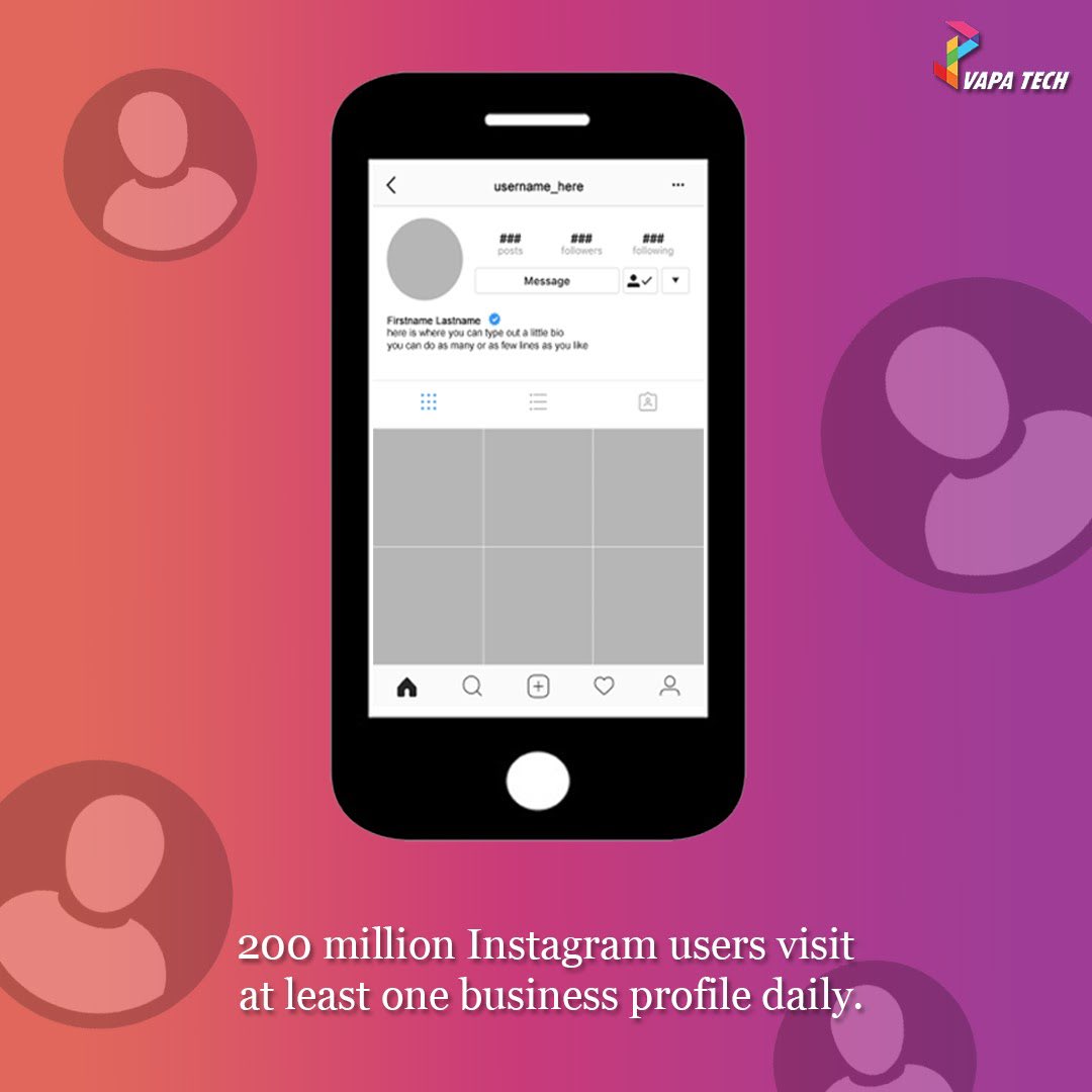 VapaTechIndia's tweet photo. Two-thirds of these visits come from people who don’t follow the profile.
@instagram
#instadaily #instagram #instapost #instaprofile #business #businessprofile #marketing #socialmediamarketing #digitalmarketing #vapa #vapatech https://t.co/39eZNJ9VFp