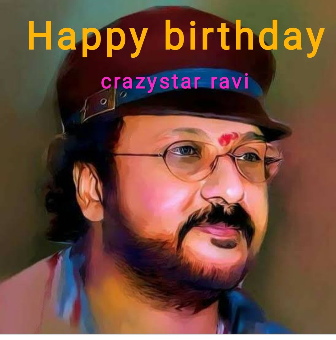 Happy birthday creativity king... Dr. V ravichandran sir..        