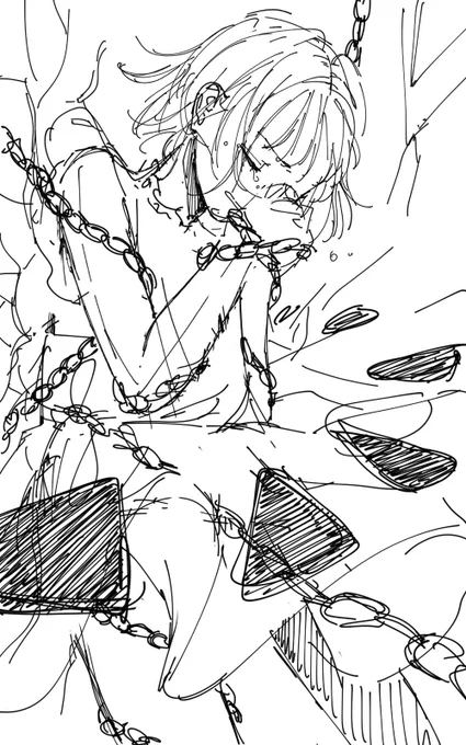 リクエストいただいたお題を衝動的に描こうと思ったやつ

また描き直すかも✍️ 