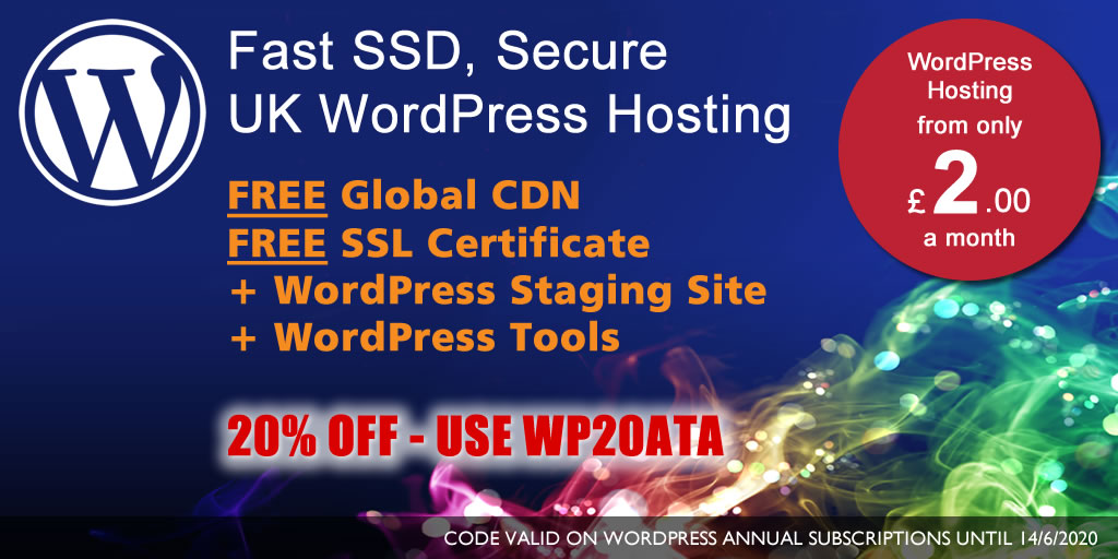 blendedhosts's tweet photo. Affordable, reliable, fast UK WordPress hosting.
GET 20% OFF TODAY - use discount code WP20ATA. Applies to all annual WordPress packages. https://t.co/nEfSc86tE3 
#WordPress #WordPressHosting #FreeSSL #FreeCDN #UKHosting https://t.co/HavOkWDmrf