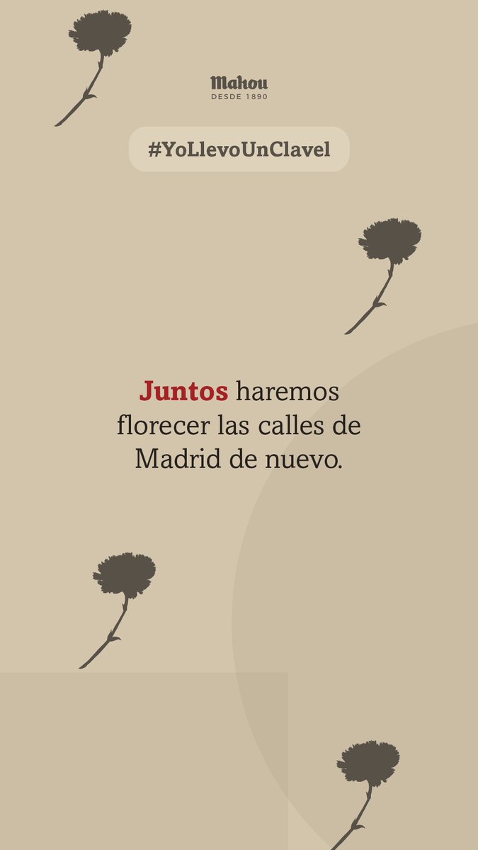 yollevounclavel's tweet photo. Hoy #yollevounclavel 🌷🌷🌷🌷 muchas gracias a @mahou_es por estas preciosas imágenes, #JuntosLoConseguiremos #JuntosSaldremosAdelante 😊 https://t.co/dFJJcLO51F