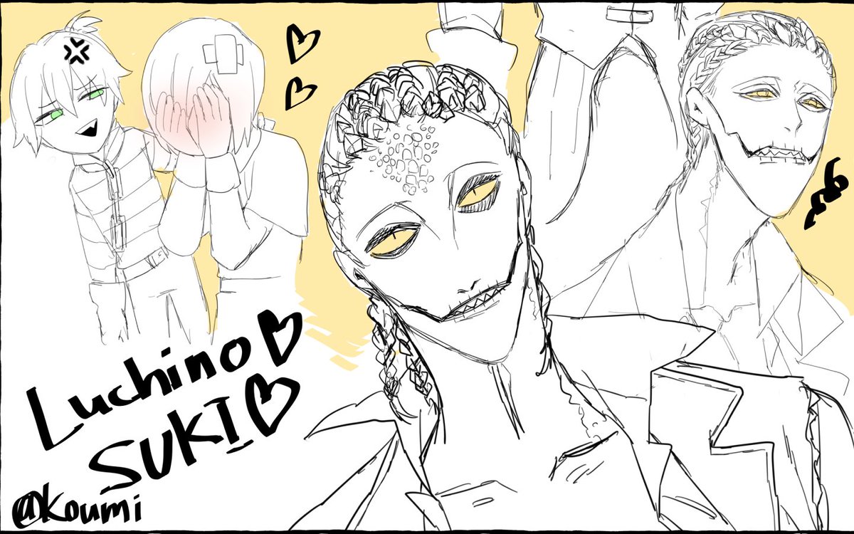 《My Befriended Diary》【No, he is not friendly to you?
This is why I often draw Luchino recently https://t.co/IShfQCS2XM 