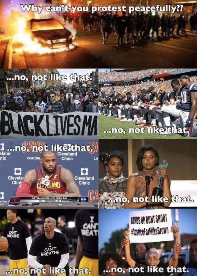 NicalleiRoman's tweet photo. @Soul2SoulBeauty @RadGal10 @kirstenmarie4 @thundacat830 The majority aren’t looting. The majority are protesting. If you continue to focus on the distraction and don’t help stop racism you’re part of the problem. I don’t condone violence but I can empathize at this point. They are saying stop killing us.. period. Focus on that. https://t.co/KLFLxlgpIv