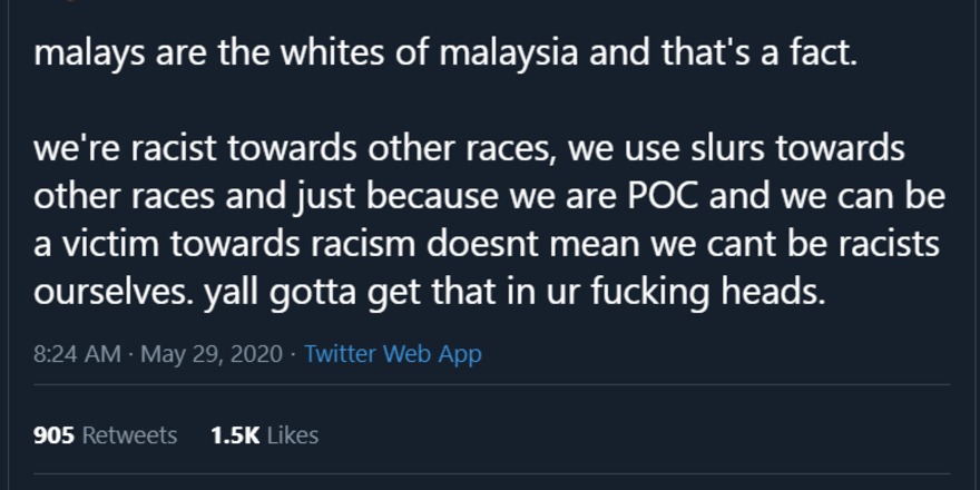 "Jangan Bandingkan Santun Melayu Dengan Whites Supremasis."Saya tak setuju dengan kenyataan ini sebab ianya penuh dengan falasi. Jauh sekali Melayu ialah orang kulit Putih di Malaysia. Ini hujah-hujah saya kenapa Melayu bukan bangsa kulit putih yang rasis. Oleh: Helmi Effendy