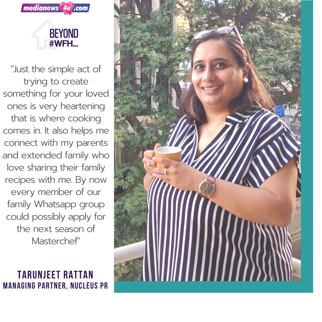medianews4u's tweet photo. Tarunjeet Rattan in Beyond #WFH....
@nucleus_pr #TarunjeetRattan @yohanpchawla @Umanathv @vijaymedianews
https://t.co/88jd8HOvSF https://t.co/qzEimYqMUK