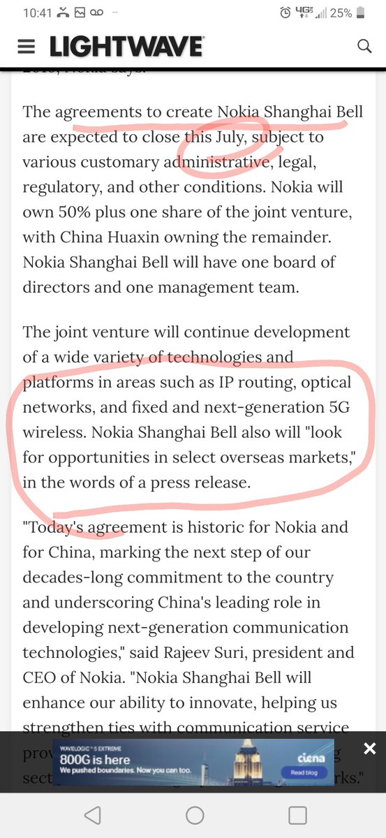  $HDii read that red banner...its The AI aspect of the company is leading edge. Winning First Place. The Nokia portion deals in 5g and iLot