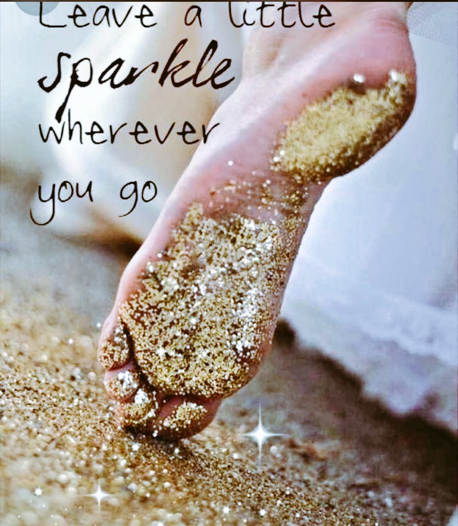 Leave a little sparkle wherever you go