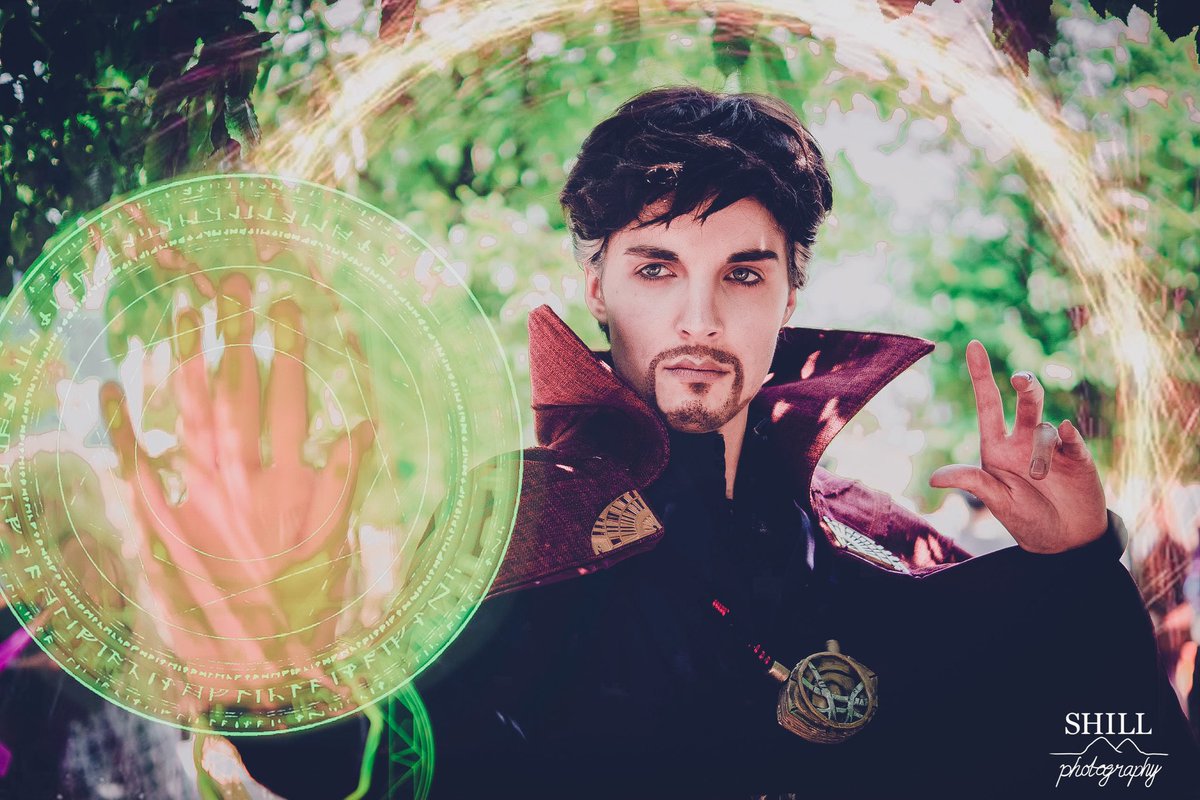 shillphotos's tweet photo. Throwback to the first time I started adding overlays and effects! 

Beelock_cosplay (insta) nailing their #DrStrange cosplay! Honestly can’t wait to shoot with them again!

#MCMLDNonline #MCMathome #Marvel #cosplay https://t.co/bRST0KzRlK