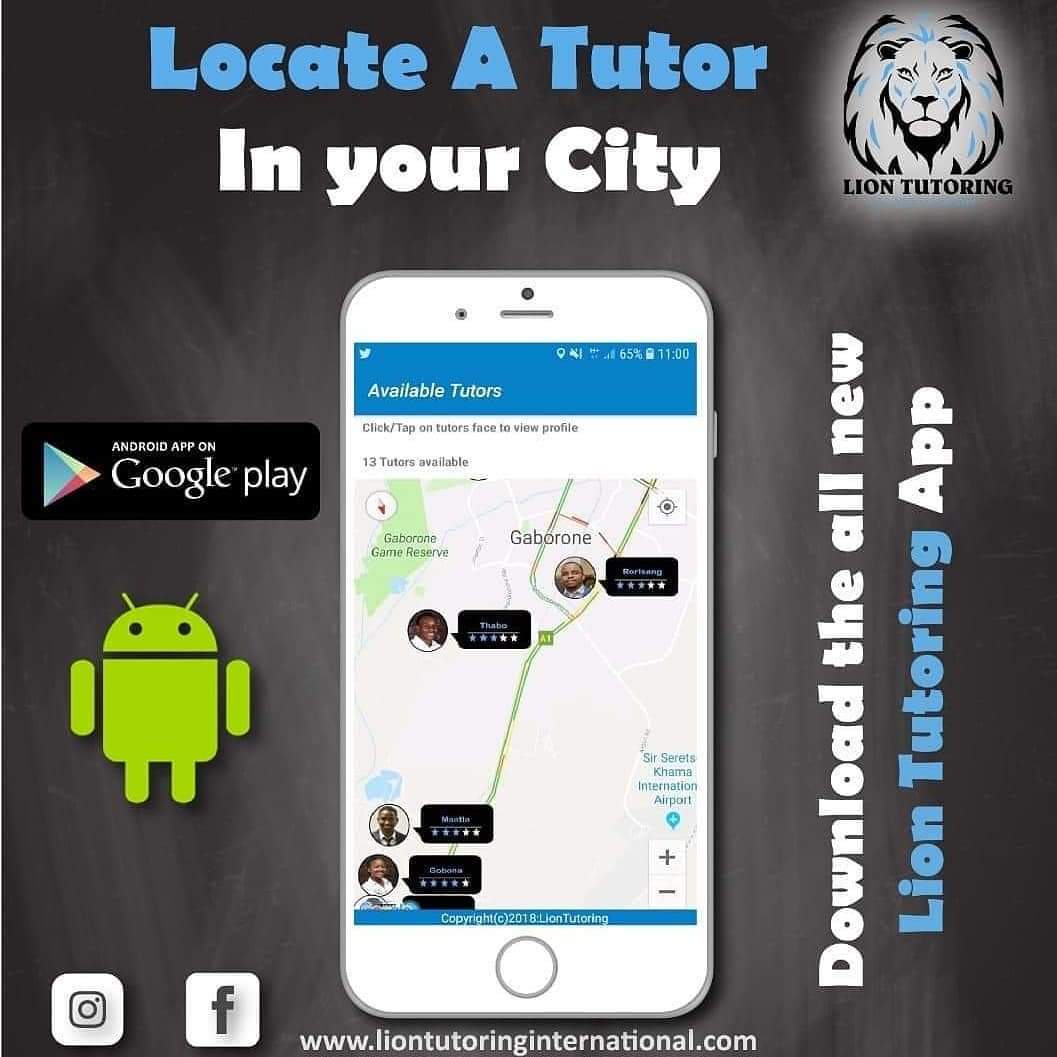 liontutoring's tweet photo. 🦁🇧🇼Keep skills sharp and minds active; subscribe for our Tutoring Sessions📚🗓️🧑🎓
☎️Text "TUTOR" to 71964536 or Call 3936472
#tutoring #homeschooling #tutorsinbotswana #socialdistancing #education #lockdownbw #botswana #southafrica #ntshalamoragobw https://t.co/DLHJ8DJImM