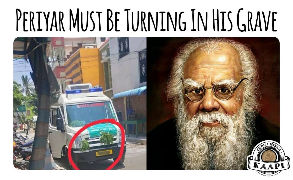 CupuChinnaKaapi's tweet photo. #Periyar #Periyarism #Periyarist #Superstition #Graveyard #Cemetery #EnglishMemes #Quarantine #Lockdown #COVID19 https://t.co/X78xnYlQSD