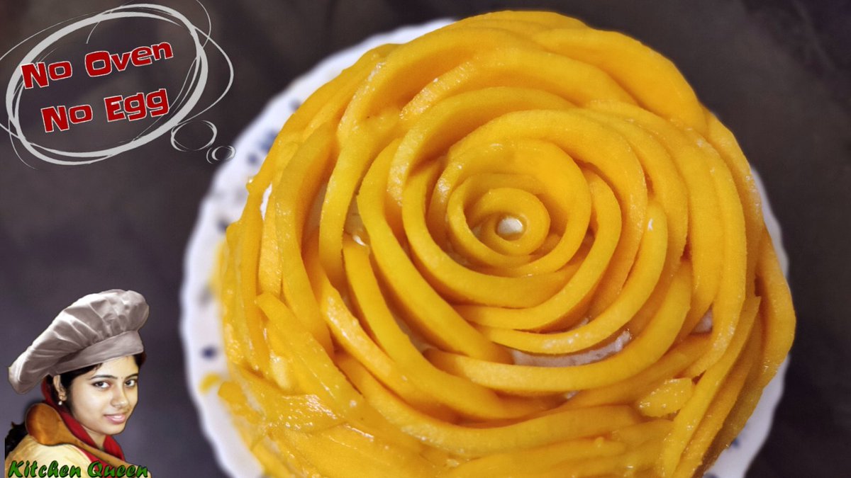 kitchen_queen_s's tweet photo. Eggless Mango Rose Cake without oven Full Recipe in my YouTube channel #kitchenqueensaheli 
#MRC #mangorosecake #mangorosecake🌹🎂 #mangopetals #mangopetalcake #mangolayerdcake #birthdaycake #easycakerecipe #easycakedecorating https://t.co/iPMFKKXHUG