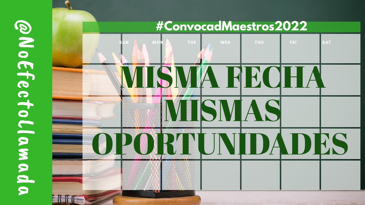 No al efecto llamada en oposiciones docentes tweet media
