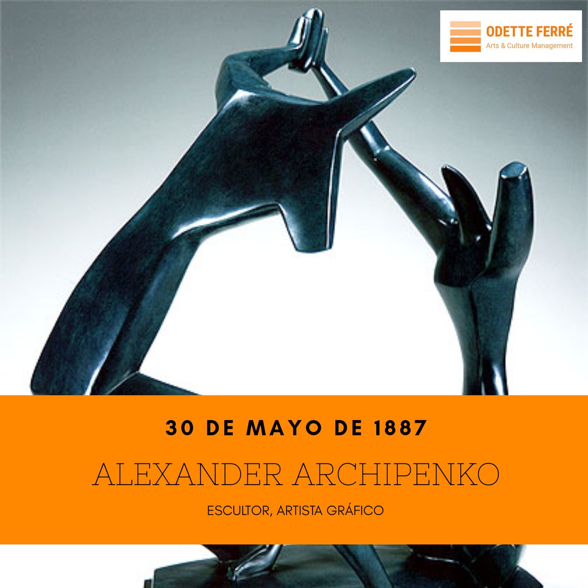 #alexanderarchipenko fue influenciado por #Picasso y #Braque , es precursor de la #esculturacubista creando sus célebres #escultopinturas . Incorporó en sus obras, a manera de collage, diferentes materiales como #madera , #cristal o #metal , además de experimentar con la luz.