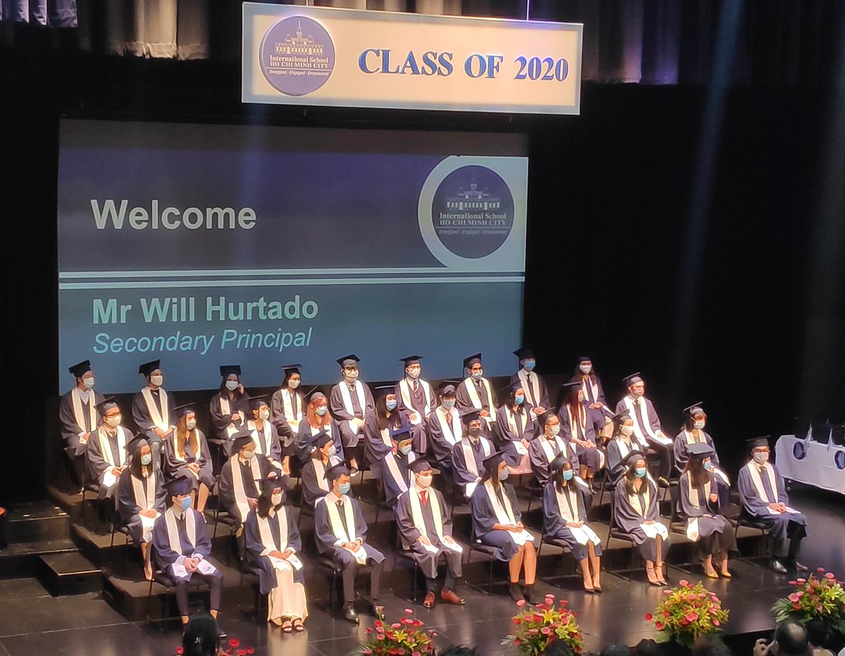 So wonderful to be able to celebrate our #ishcmcib Grade 12 DP graduates. Congratulations and thanks to <a href="/tafoard/">Teresa Foard</a> and <a href="/hurtado_will/">Will Hurtado</a> and team for making this happen so our #ishcmcib community can celebrate all that our learners have achieved abs wish them well in their next steps.