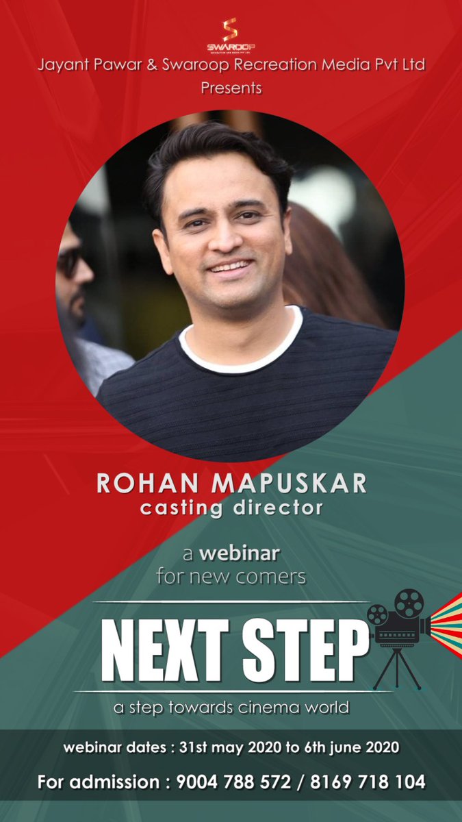 rohanmapusskar's tweet photo. See u tomorrow at 7.00 pm
Facebook live with @jp_insta_jp sir
@swaroop_recreationmediapvtltd
#auditions #newcomer #filmindustry
#rohanmapuskar #rohanmapuskarcasting #mapuskar https://t.co/pLfkfoweB7
