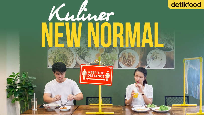detikfood's tweet photo. Lewat aturan New Normal. kini protokol restoran hingga makanan berubah. Mulai dari pengamanan restoran yang ketat hingga tren makanan yang berbeda. Simak ulasannya disini! https://t.co/PUsMmn1iIX

#NewNormal #KulinerNewNormal https://t.co/1H4AY3hSQM