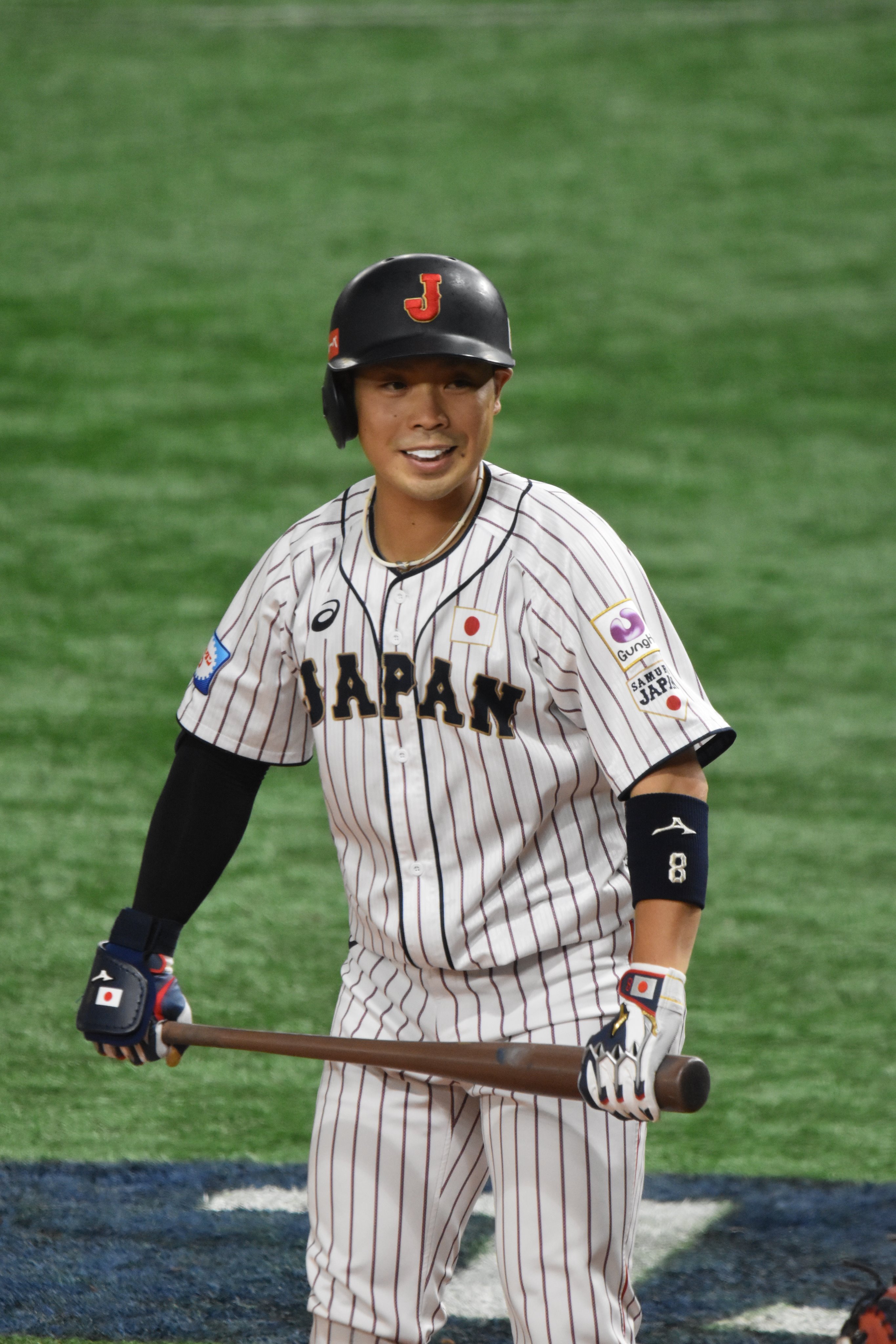 ⭐︎プレミア⭐︎侍JAPAN 近藤健介 プレミア NPBシール バット
