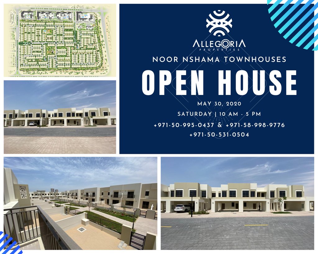 AllegoriaProp's tweet photo. OPEN HOUSE OFFER NOOR TOWNHOUSES |
We invite you to discover the house of your dreams at a really incredible price, the only opportunity
Call us Now @ +971509950437 / +971589989776 / +971505310504
WhatsApp @ https://t.co/L7qoiTGFnY https://t.co/lTU7tM0bB1