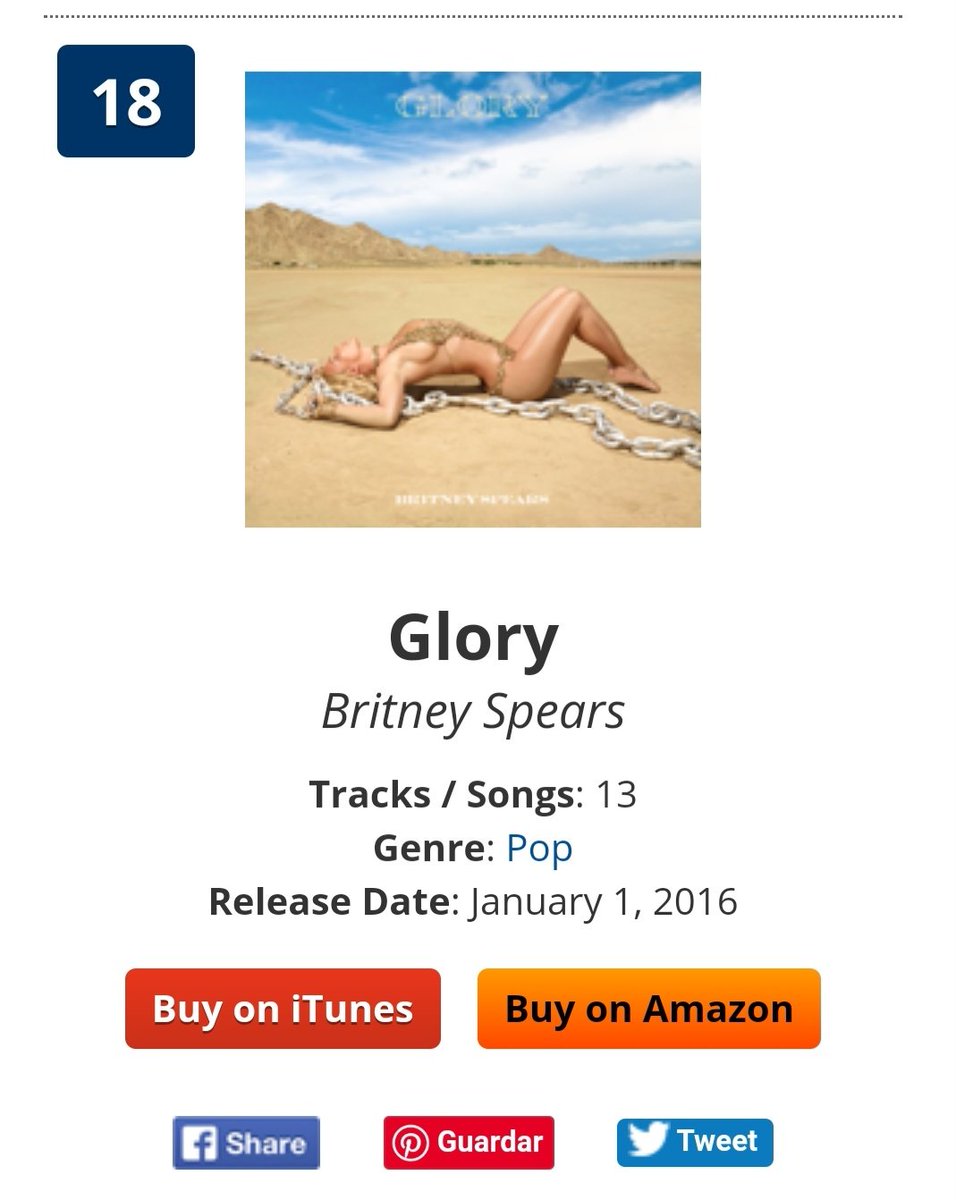 carlOzspears's tweet photo. Glory by Britney Spears is #18 on iTunes USA top 100 albums chart. #GloryStreamingParty #MoodRingStreamingParty https://t.co/IrUkaxu3Rw