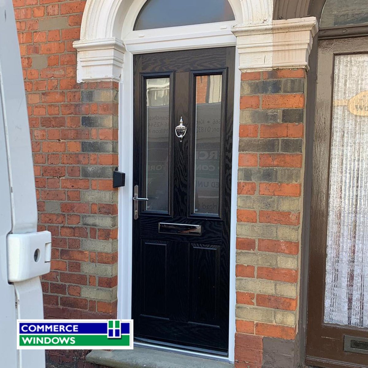 CommerceW's tweet photo. In Northampton, we installed a composite door. The jet black colour contrasts well with the exterior appearance of the property.
See what Commerce Windows can do for you > https://t.co/HKGJtOPc9v
#UniversalDoors #CompositeDoors #UPVC #UPVCDoors #EntranceDoor #Liniar #KerbAppeal https://t.co/3J37dEmkHG