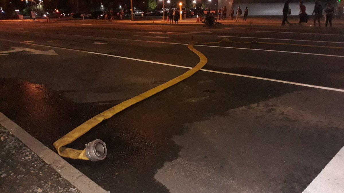 the fire department abandoned their hose