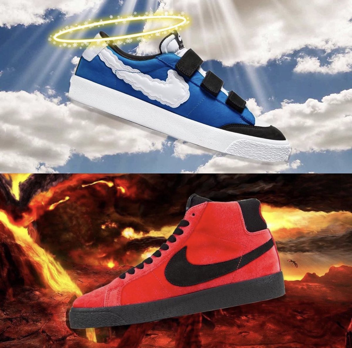 Straps are back 😳😎 Nike SB Blazer Kevin Bradley : r/Repsneakers