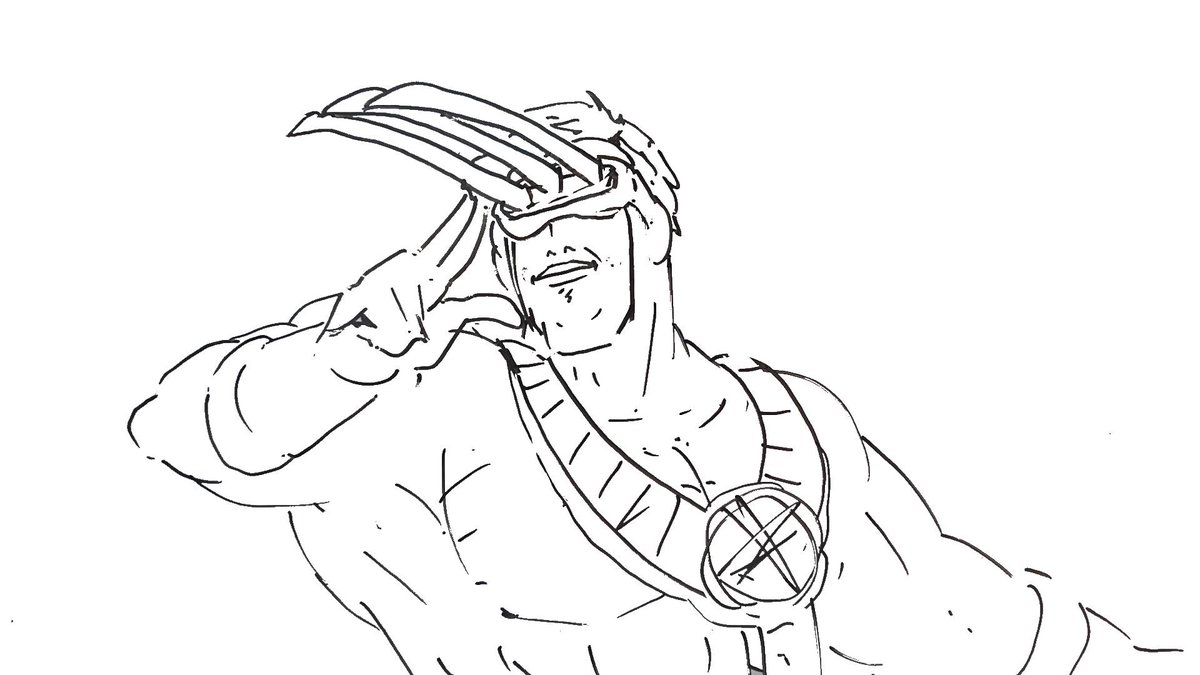 ホワイトボードに描いてるよ 