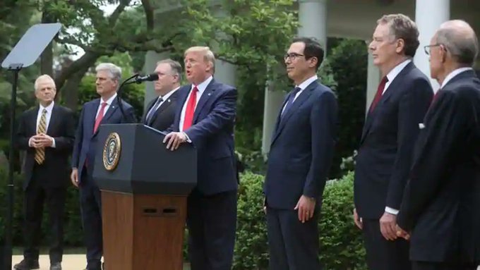 NitishY08033990's tweet photo. @realDonaldTrumpwalks back his incendiary Minneapolis ‘thugs’ post https://t.co/kePbXQLma5