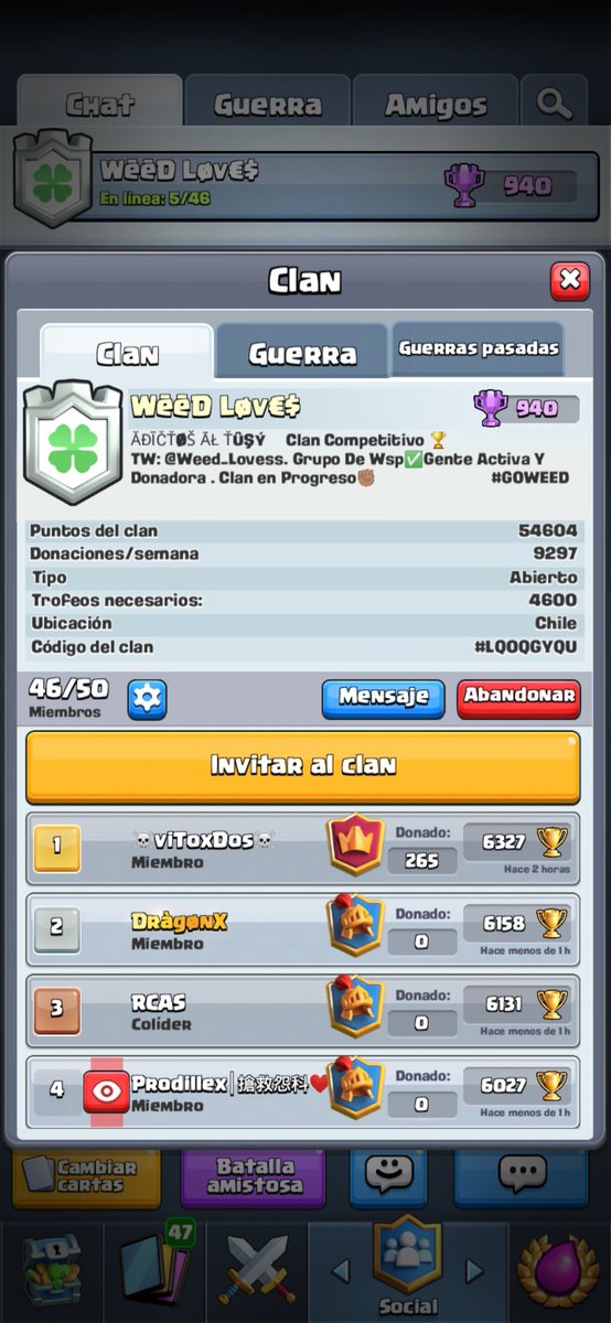 weed_lovess's tweet photo. UN DIA DE LA NADA SALIO LA IDEA DE EMPEZAR UN EQUIPO Y CLAN COMPETITIVO DE JODA PARA VER QUE RESULTABA CON @alvaro05_cr y @SxxRca Y EN ESTE POCO TIEMPO HEMOS CONSEGUIDO COSAS MUY BUENAS A DESTACAR FELICIDADES A TODOS Y GRACIAS POR EL ESFUERZO VAMOS POR MAS 🤟✍#GOWEED https://t.co/ARJR9Jm3oi