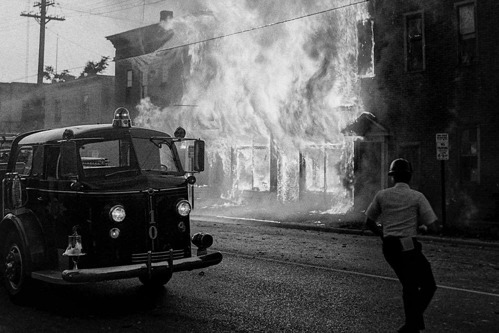 Grand Rapids, MI, 1967The riot began July 25, 1967 when the community thought youth were harmed. “No one was killed. Police reported 44 injuries and 350 arrests. Rioters looted, torched businesses and abandoned houses, and threw rocks at police and firefighters.” (MLive)