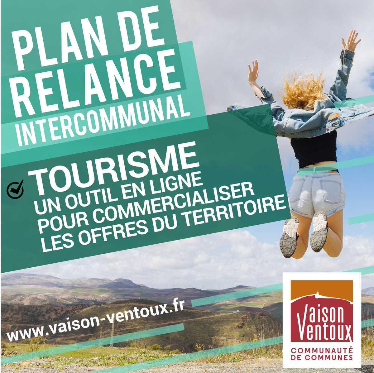 CCVaisonVentoux's tweet photo. #RelanceEconomieLocale #VaisonVentouxProvence
Des actions concrètes pour limiter les effets de la crise. Parmi elles, une solution de commercialisation des offres du territoire, avec la Région Sud. Objectif : booster la visibilité de nos professionnels ! #VaisonVentoux https://t.co/oHrw5GUlEZ