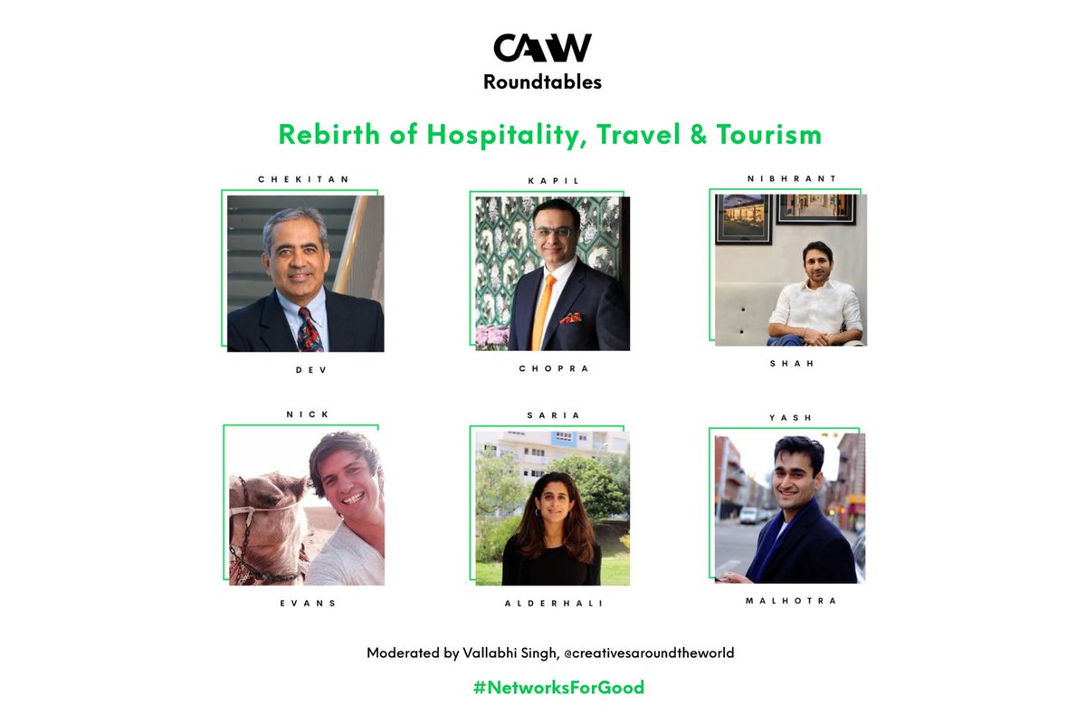 PostcardHotel's tweet photo. Join the webinar hosted by Creatives Around the World on "Rebirth of Hospitality, Travel &amp; Tourism: opportunity for a better normal?"

The panel includes our Founder and CEO @KapilChopra72 

May 31, 2020 08:30 PM IST 

Register here: https://t.co/H3CCtY65rU…

#networksforgood https://t.co/I9ng69khjU
