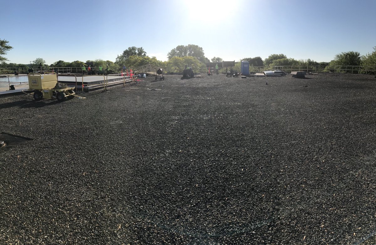 Kevin Baffoe (@kevin_baffoe) on Twitter photo Roofers working so hard on a Saturday <a href="/RichCentralHS/">Rich Central High School</a> that they don’t even want to come down for bathroom breaks. Notice the Port-a-Potty in the photo. This is up on the roof. @District227 #richinstudentsuccess Roofers working so hard on a Saturday <a href="/RichCentralHS/">Rich Central High School</a> that they don’t even want to come down for bathroom breaks. Notice the Port-a-Potty in the photo. This is up on the roof. @District227 #richinstudentsuccess