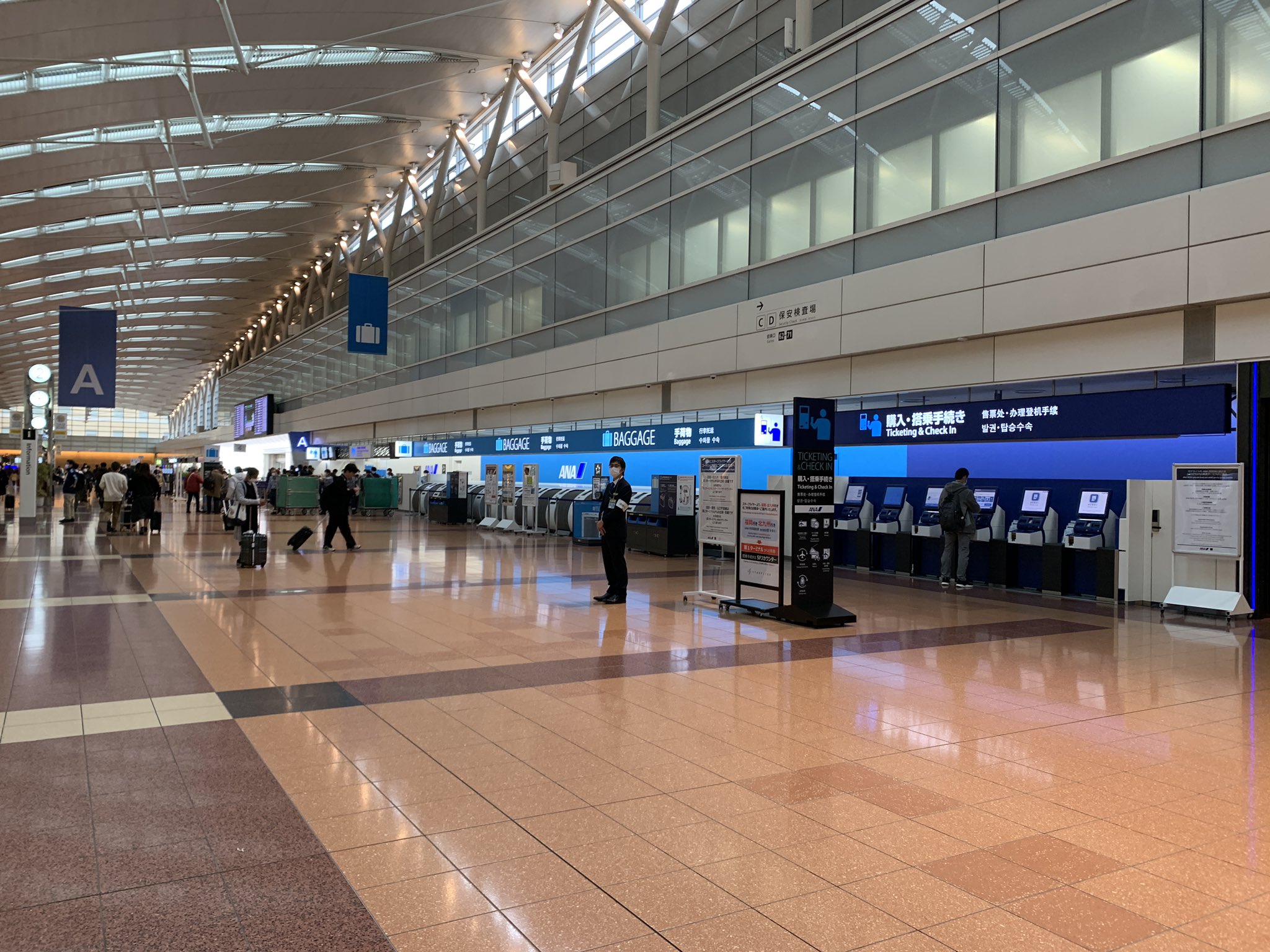 東海道 青い翼 Ana国内線カウンターいろいろ 羽田空港 中部国際空港 関西空港 福岡空港 T Co Joe6bu297g Twitter