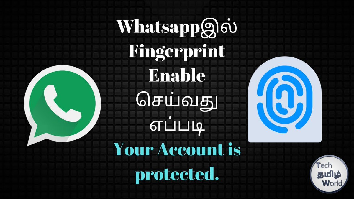 TechAndTamil's tweet image. Friends Enable fingerprint lock in Whatsapp Application 
youtu.be/kmsh8ppUzgk
#techtamilworld #androidtipsandtricks #tamiltutorials