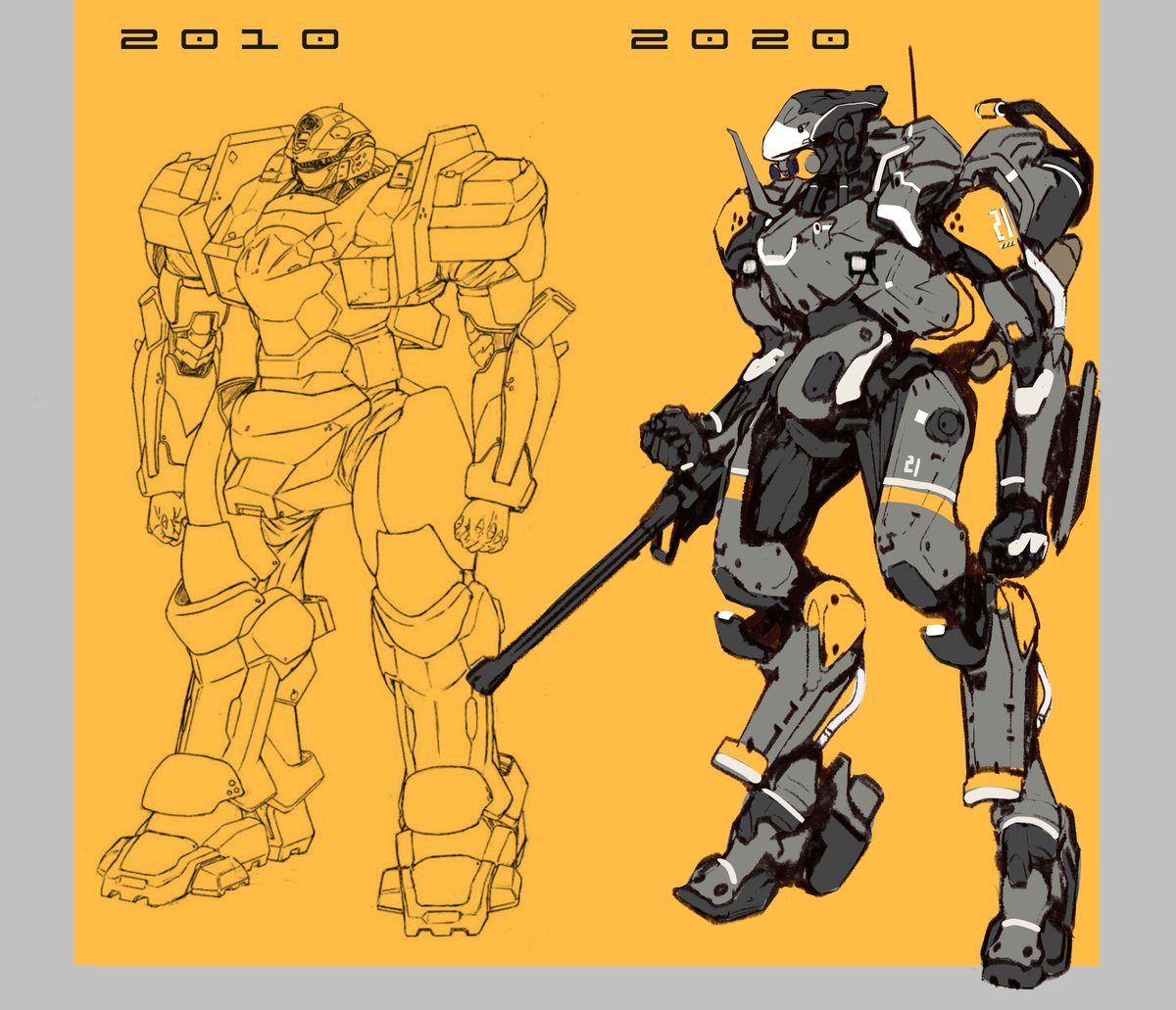 robot mecha no humans science fiction weapon holding holding weapon  illustration images