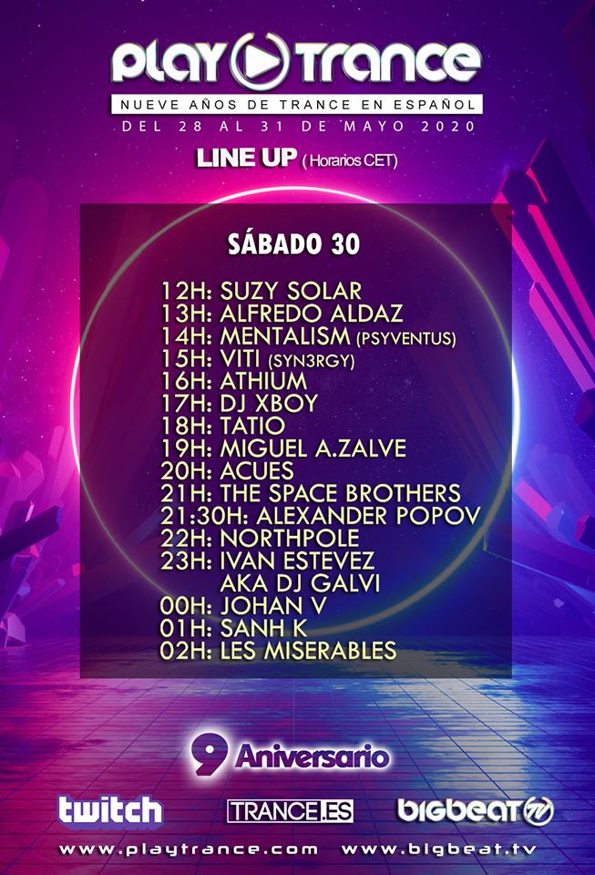 ➡️ Today at 18:00 can you Hear Me on PlayTrance Radio.
It Will also be broadcast by Bigbeat.tv
- Radio: playtrance.com
- Tv: bigbeat.tv
- Twitch: bigbeat.tv/twitch

#Trancefamily #Trance