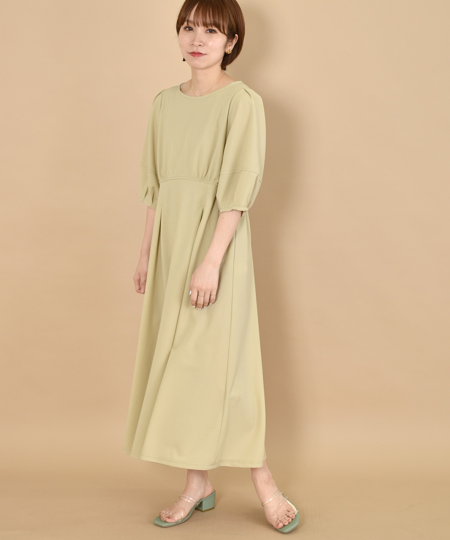 W Closet New Arrival タック フレアワンピース 3104 Color Lベージュ モスカーキ ブラウン 期間限定 Special Price 4 900 Tax 2 450 Tax 店頭 オンラインショップに入荷 Wcloset Alleybywcloset ダブルクローゼット アリーバイ W Closet New Arrival タック フレアワンピース 3104 Color Lベージュ モスカーキ ブラウン 期間限定 Special Price 4 900 Tax 2 450 Tax 店頭 オンラインショップに入荷 Wcloset Alleybywcloset ダブルクローゼット アリーバイ