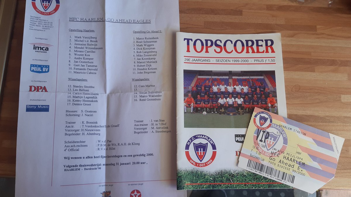 Je komt nog eens wat tegen...

#hfchaarlem