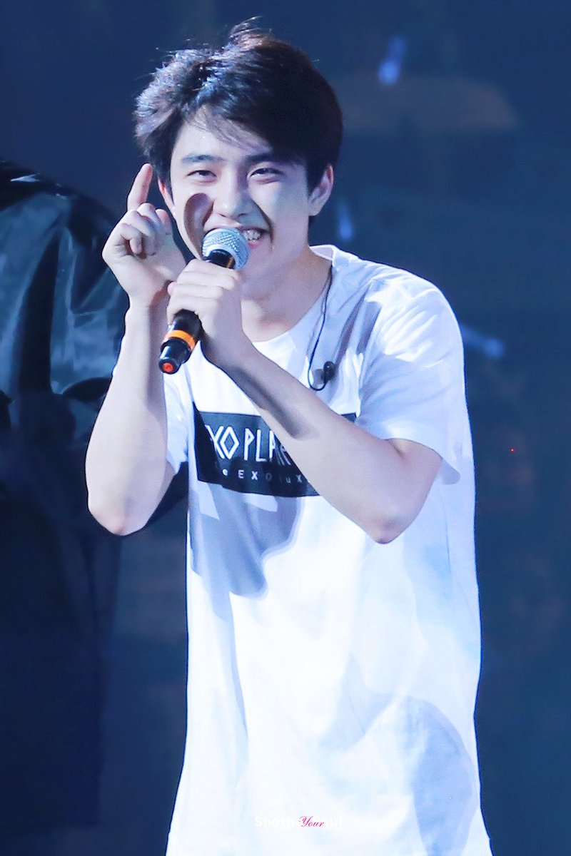 [IKYMI] 150530 The EXO'luXion in Shanghai : Kyungsoo being the cutest boy in town© as marked #도경수  #디오  #DO (D.O.)  #DohKyungsoo  @weareoneEXO