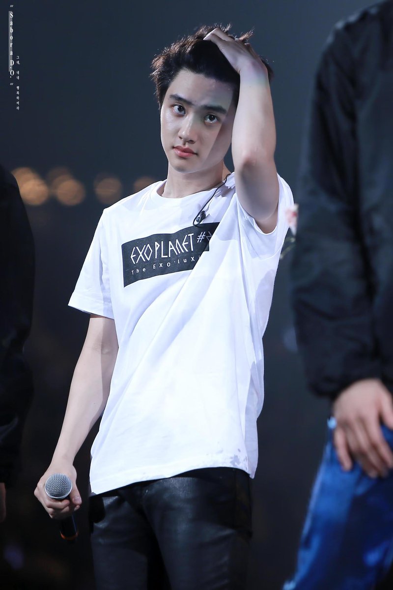 [IKYMI] 150530 The EXO'luXion in Shanghai : Kyungsoo and his luscious hair© as marked