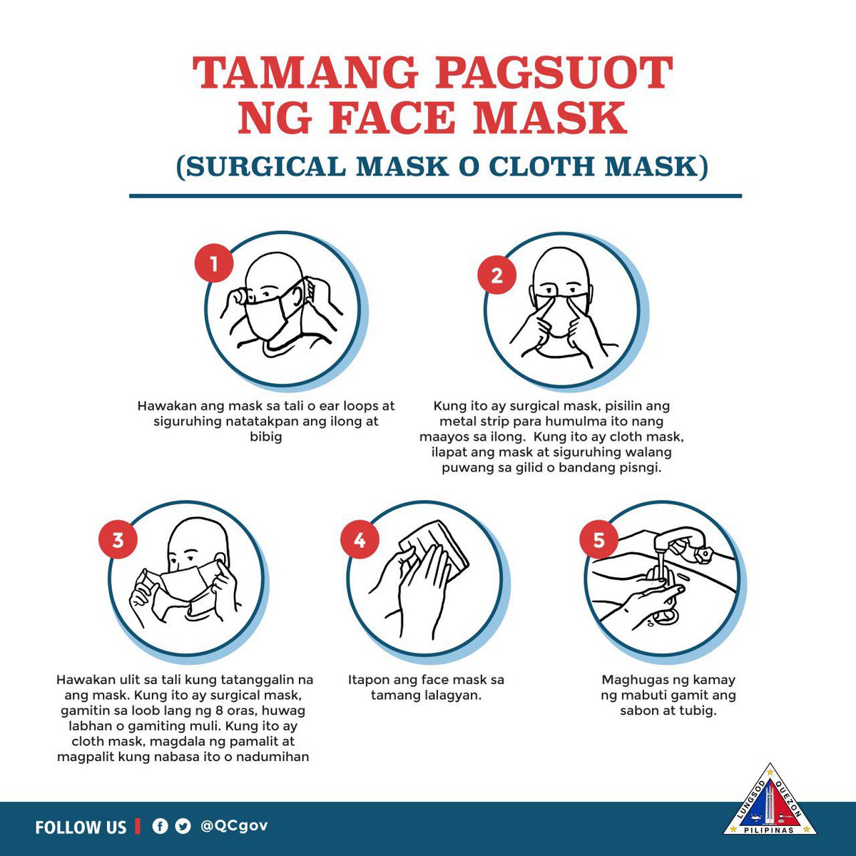 Quezon City Government on Twitter "Paalala sa ating QCitizens! 😷 Ang