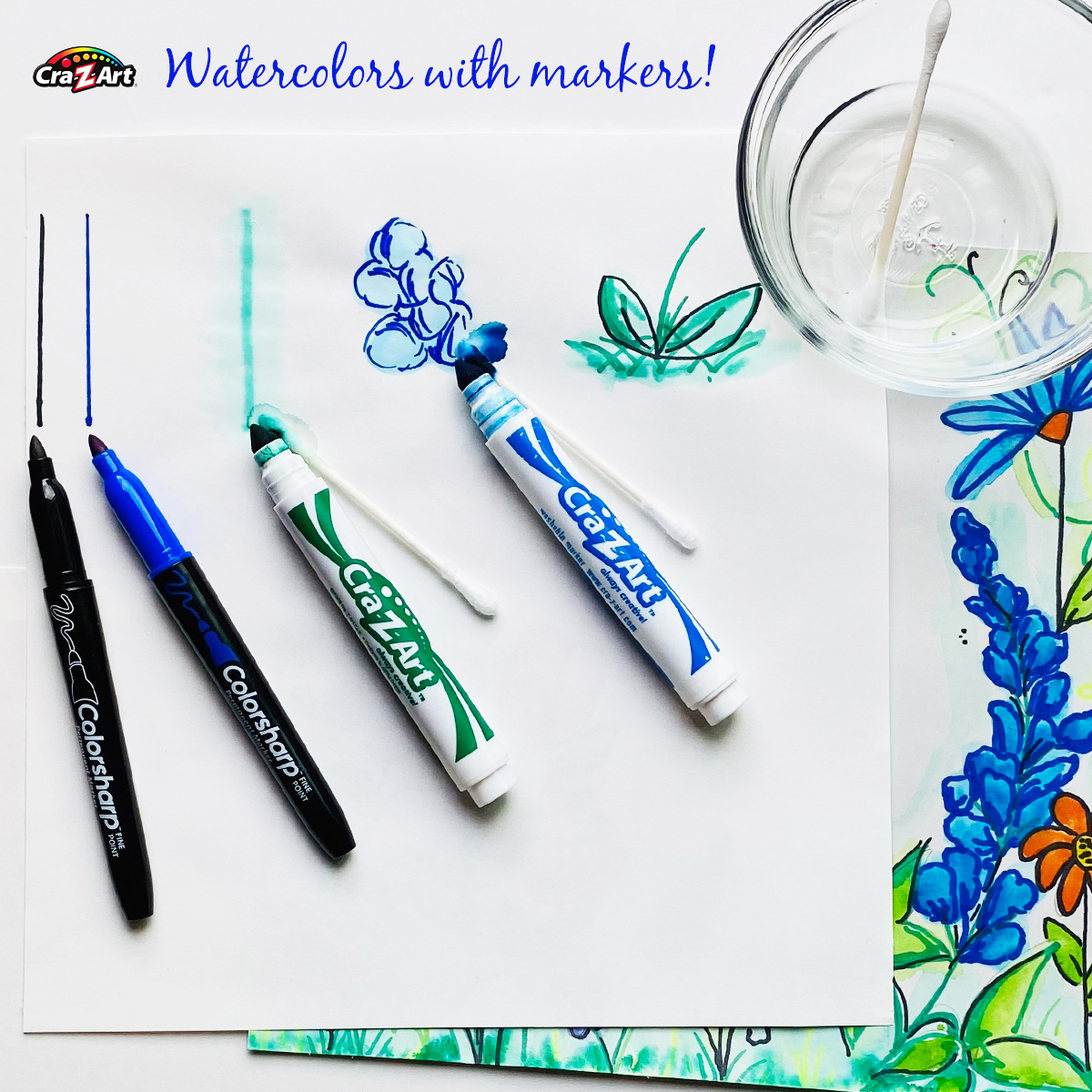 Cra-Z-Art on X: Don't have watercolor paints? No worries! Get
