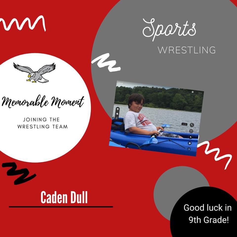 We will be dedicating the month of May to our 8th graders. These students are looking forward to their transition to high school and we hope you enjoy seeing their virtual posters this month. Please comment some encouraging words for each student!