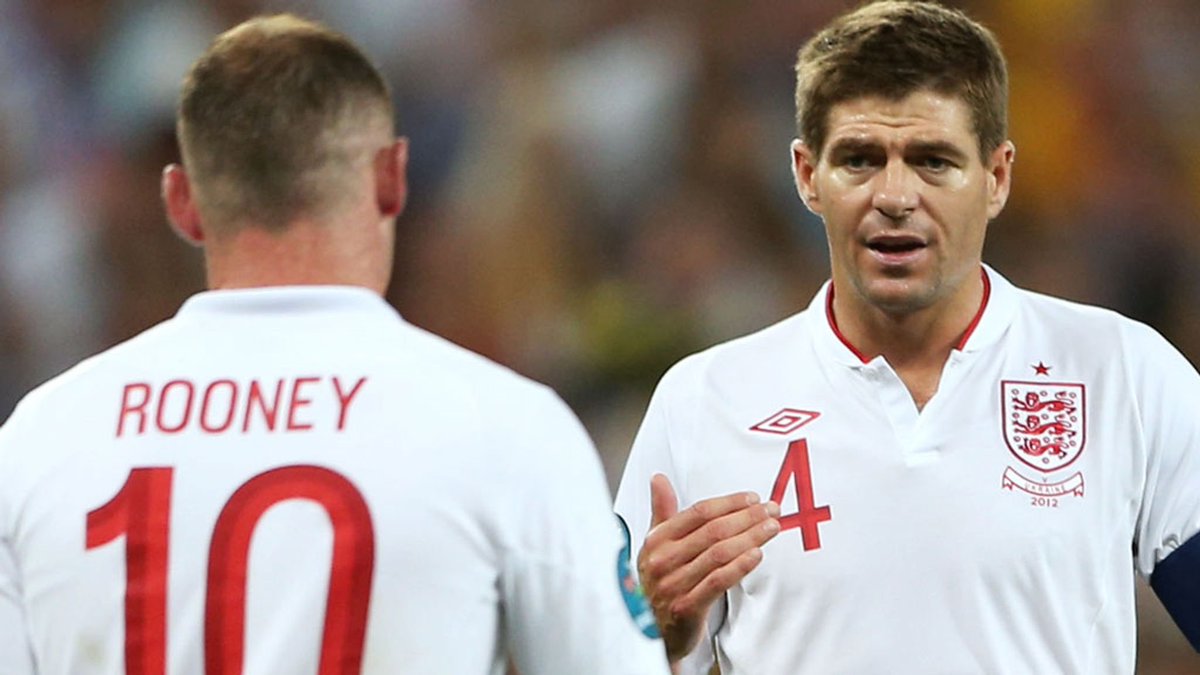 “I’d have to say Stevie [was the best England team-mate]. For me he’s an incredible player, an incredible leader. He helped me a lot during my early days with England.”- Wayne Rooney