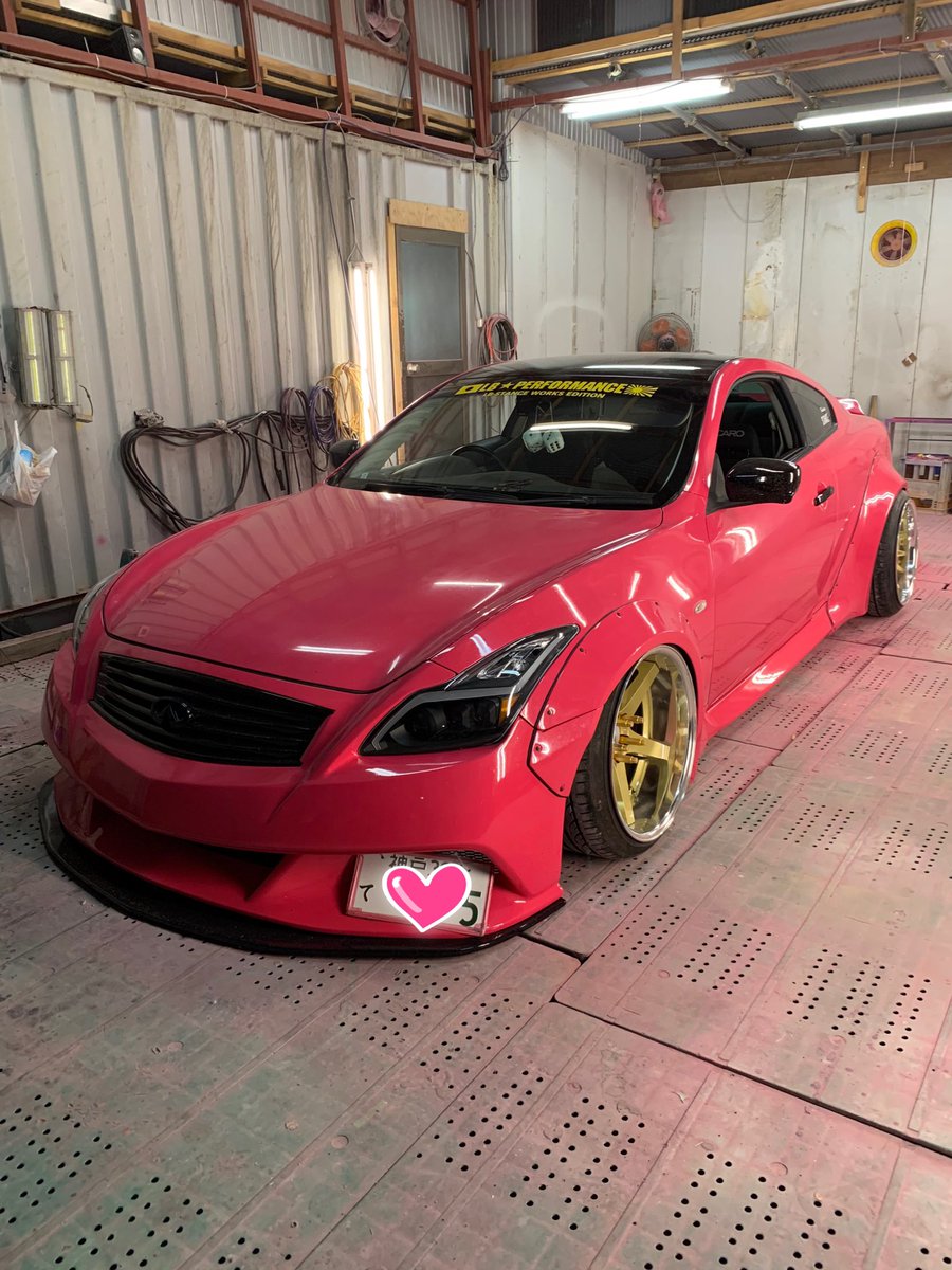 兵庫県O様 ピンクラメ＆ブラックラメ全塗装 ご依頼ありがとうご