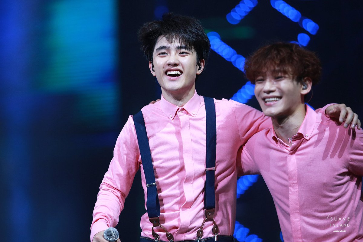 [IKYMI] 150530 The EXO'luXion in Shanghai : Kyungsoo and Jongdae being adorable© as marked
