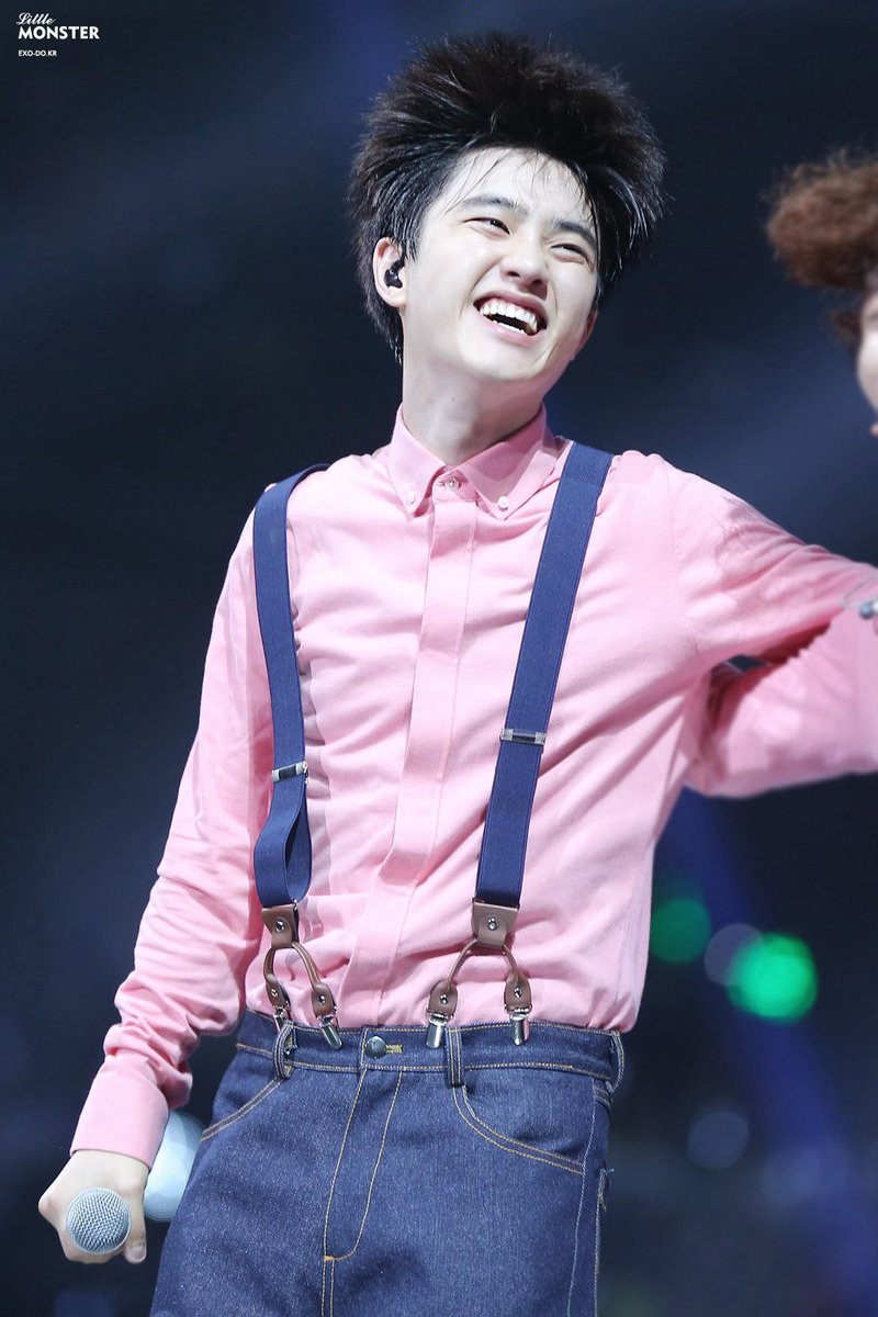 [IKYMI] 150530 The EXO'luXion in Shanghai : Kyungsoo having the best time on stage © as marked