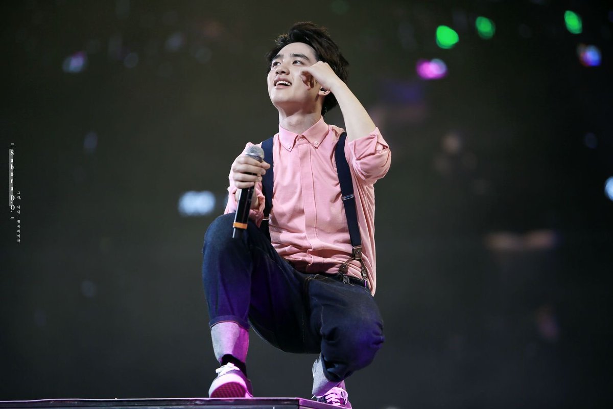 [IKYMI] 150530 The EXO'luXion in Shanghai : Kyungsoo being adorable© as marked